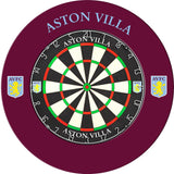 Aston Villa FC Dartboard Surround - Official Licensed - AVFC - S3 - Crest