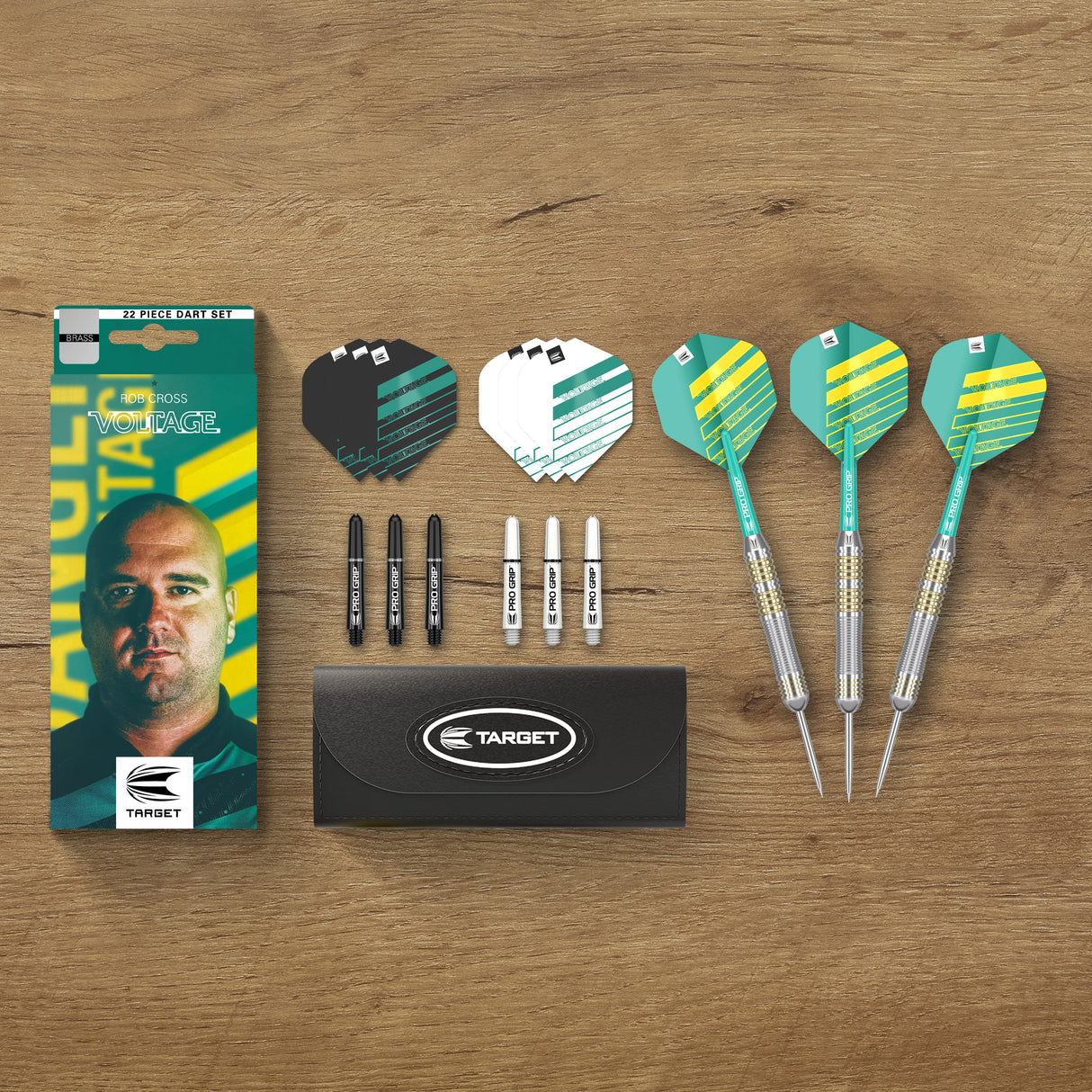 Target Rob Cross Darts - Steel Tip - Brass 22g