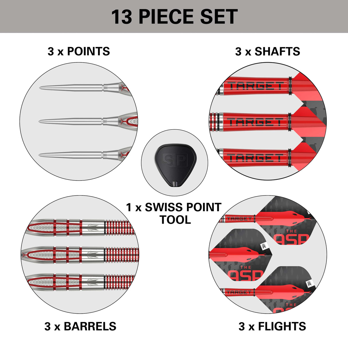 Target Nathan Aspinall Darts - Steel Tip - 95% Tungsten - G2