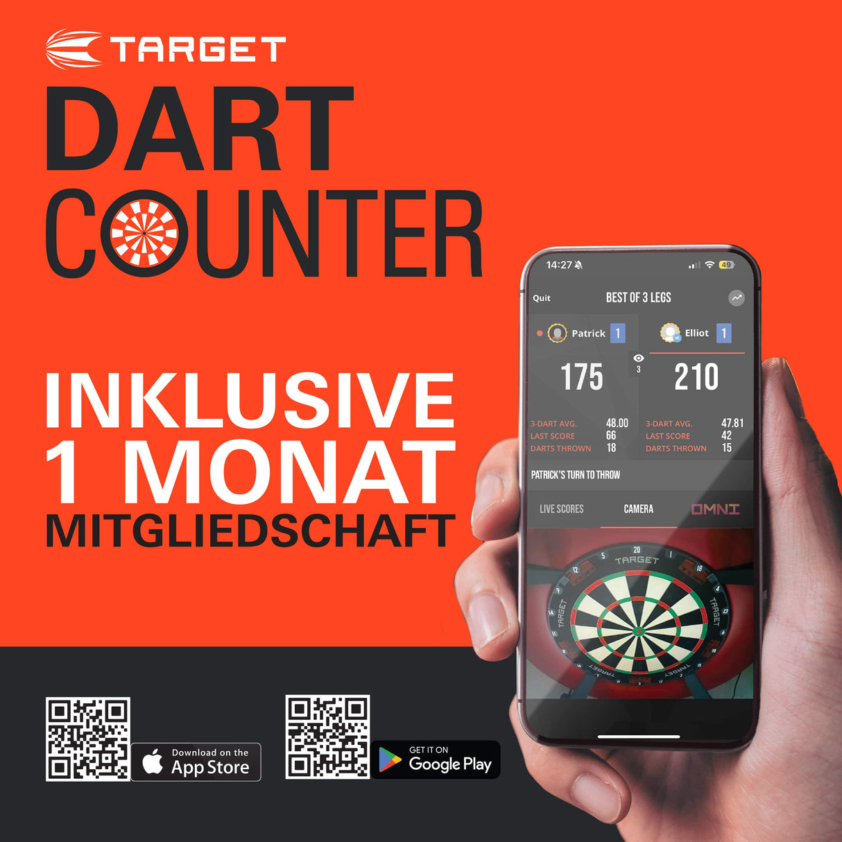 Target Stephen Bunting Darts - Steel Tip - 95% Tungsten - 95K