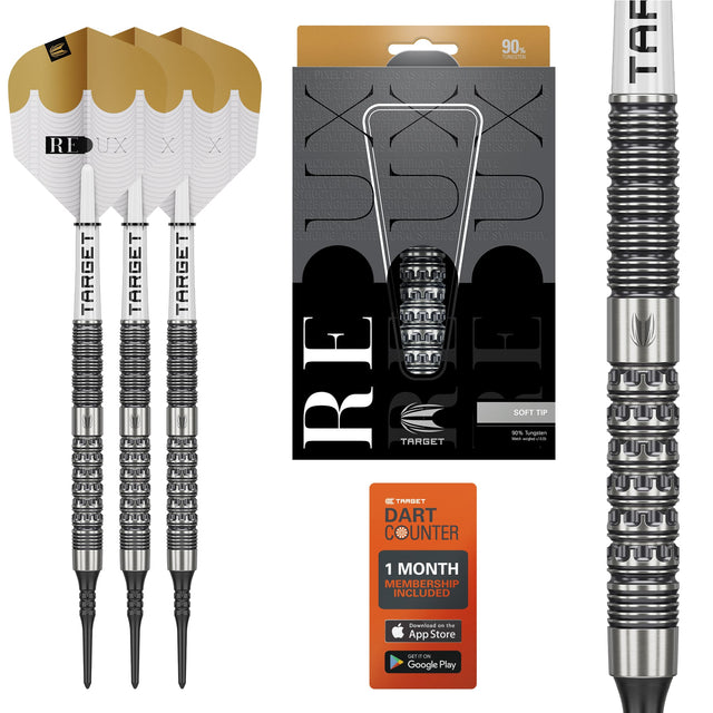 Target Redux Darts - Soft Tip - 90% Tungsten - 10 18g