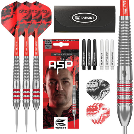 Target Nathan Aspinall Darts - Steel Tip - Brass 22g