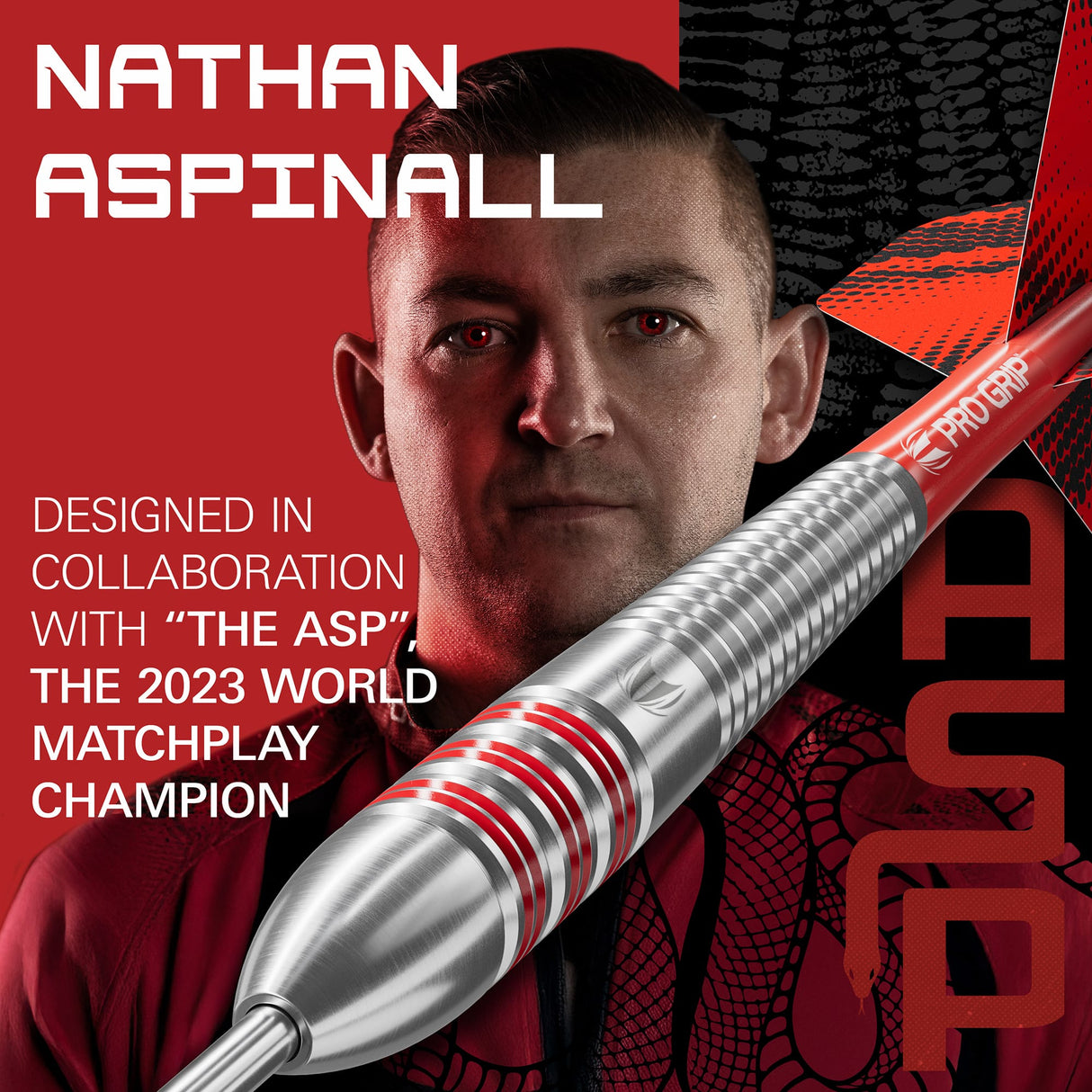 Target Nathan Aspinall Darts - Steel Tip - Brass 22g