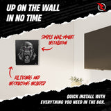 Ruthless Home Darts Centre - Cabinet with USB Light - Gorilla