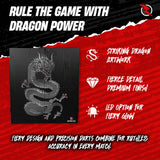 Ruthless Home Darts Centre - Cabinet with USB Light - Dragon