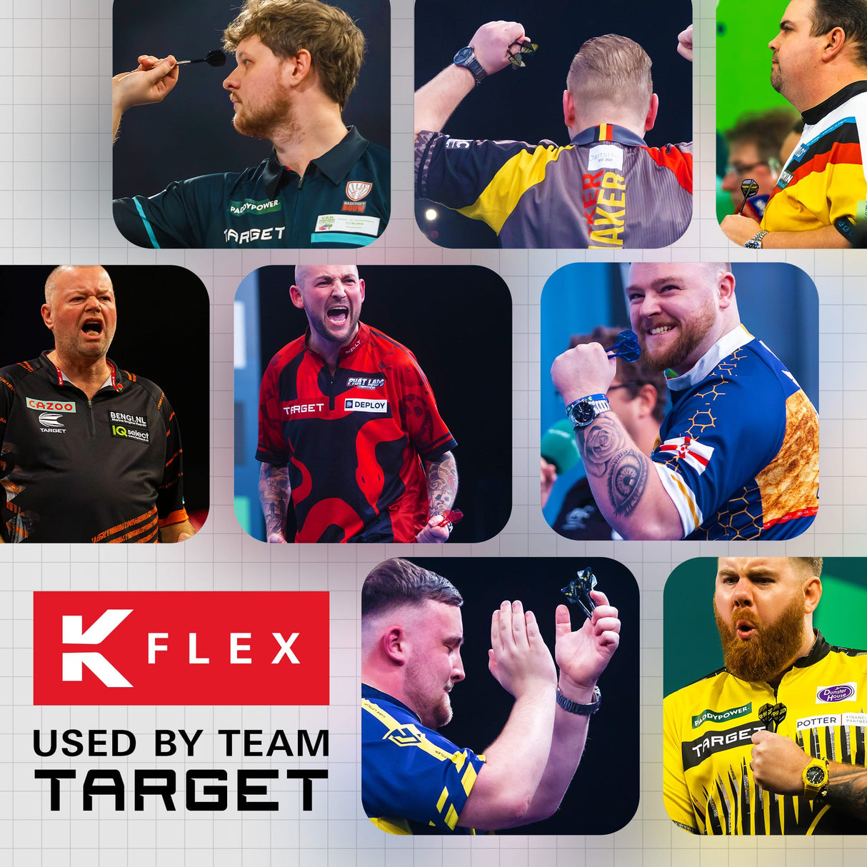 Target K-Flex Dart Flights - R2D2