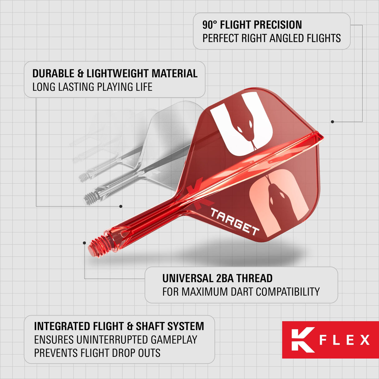 Target K-Flex Dart Flights - Nathan Aspinall G2
