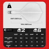 Target K-Shift Dart Flights - Standard No.2