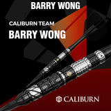 Caliburn Players Darts - Soft Tip - 90% Tungsten - Obsidian: Barry Wong 21g