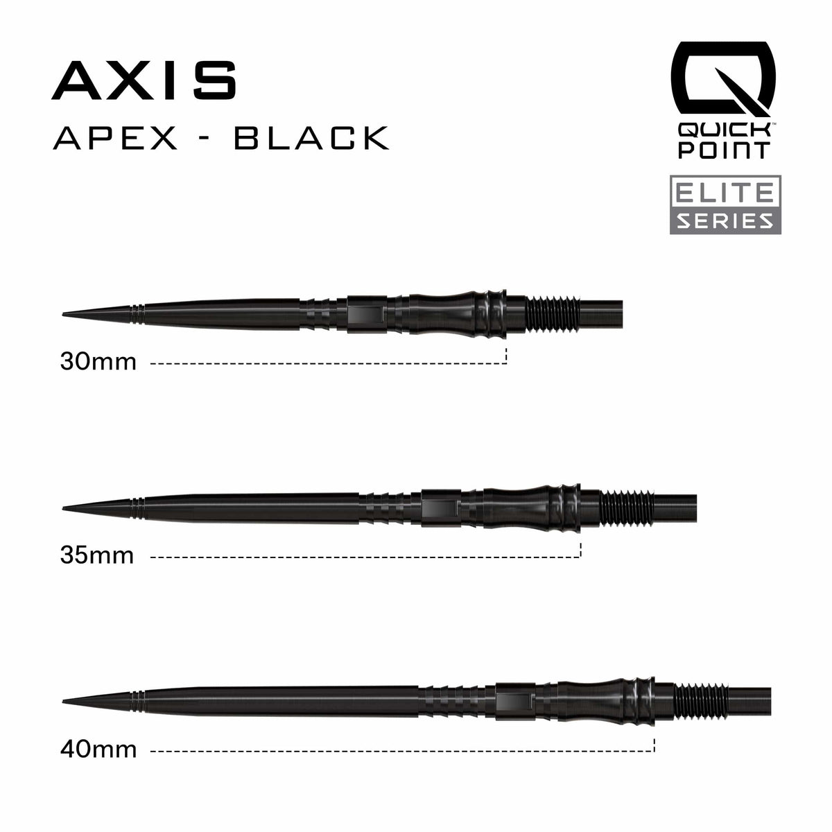 Harrows Quick Points - Steel Tip - Apex Axis
