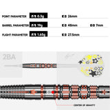 Caliburn Players Darts - Soft Tip - 90% Tungsten - Boeysham 19g