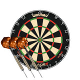 Winmau Blade 6 Dart Board with Darts Set - Professional - with Rota Lock System
