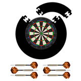 Mission Samurai 4 Dartboard Set - Dart Board, Jigsaw Surround & 2 sets of Brass Darts Samurai 4 Graphite