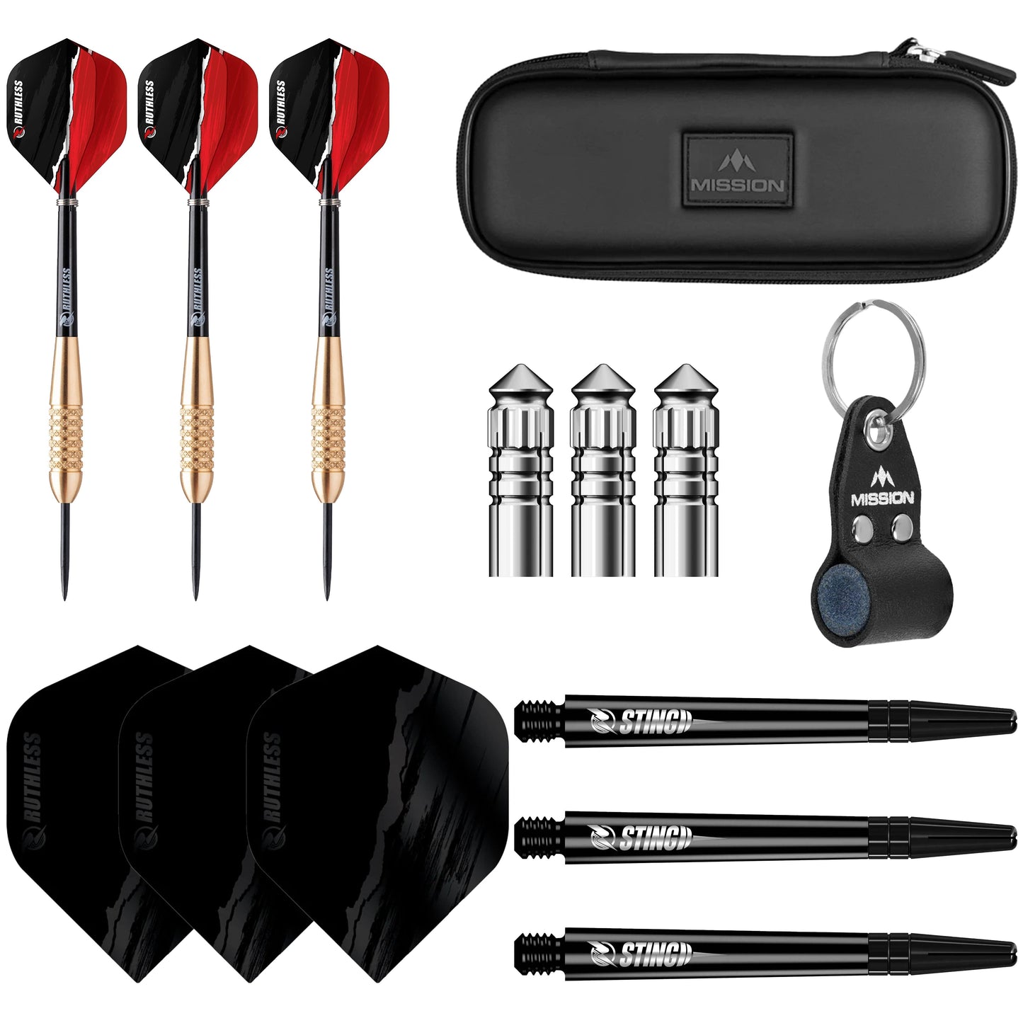 Beginners Darts Gift Set - Darts, Case & Accessories