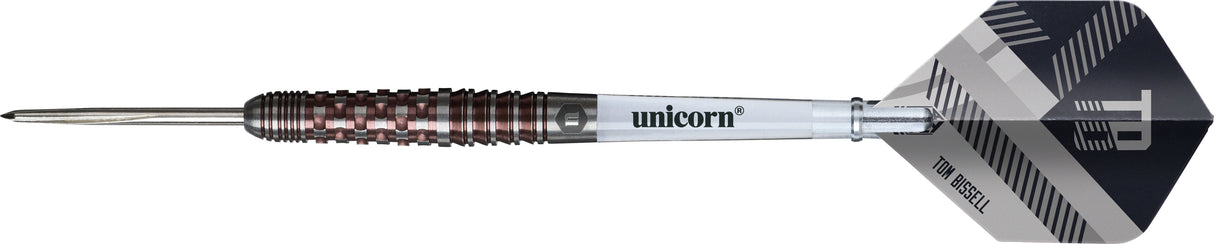 Unicorn Contender Darts - Steel Tip - 95% Tungsten - Tom Bissell 22g