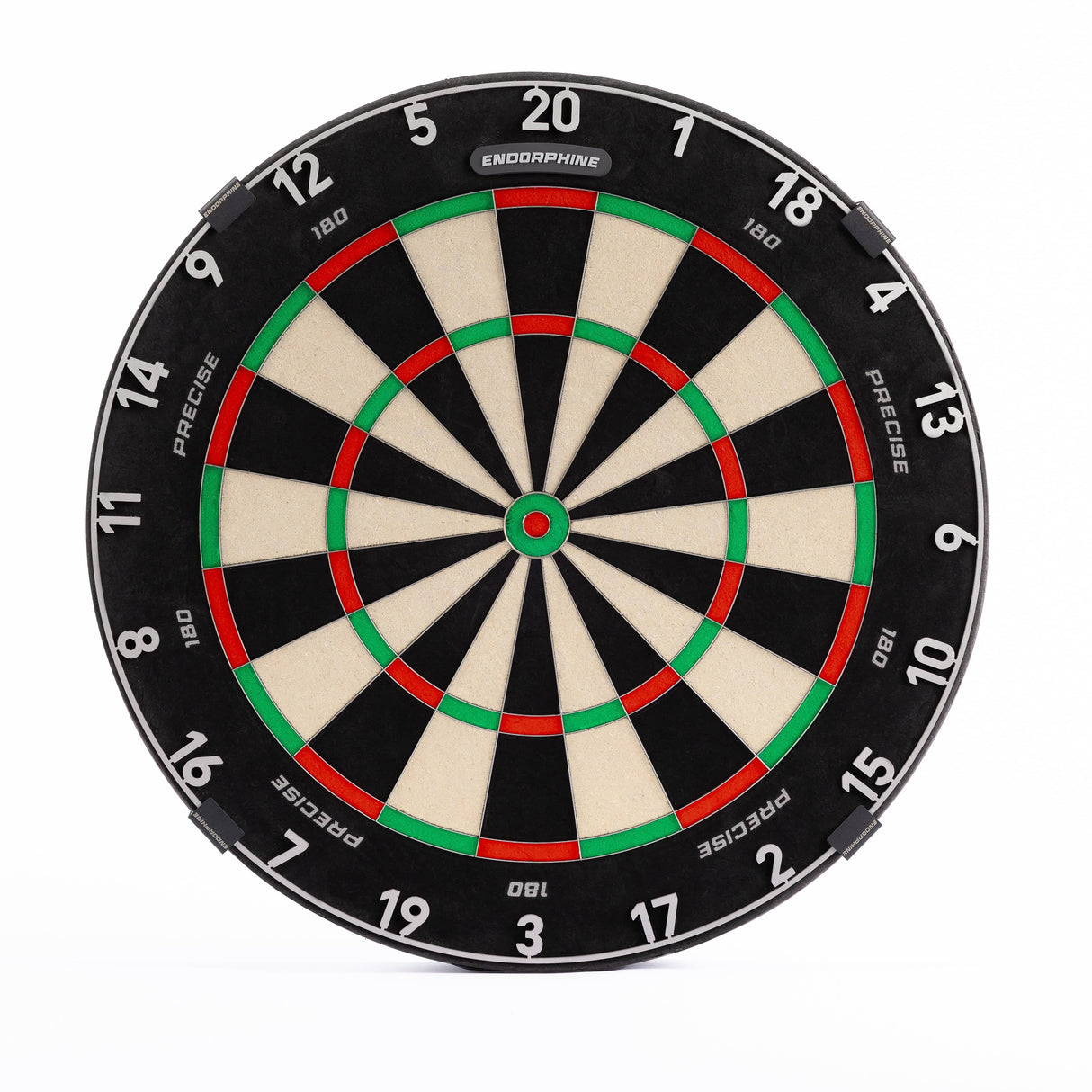 Precise 180 Endorphine Dartboard - Professional - White Number Ring