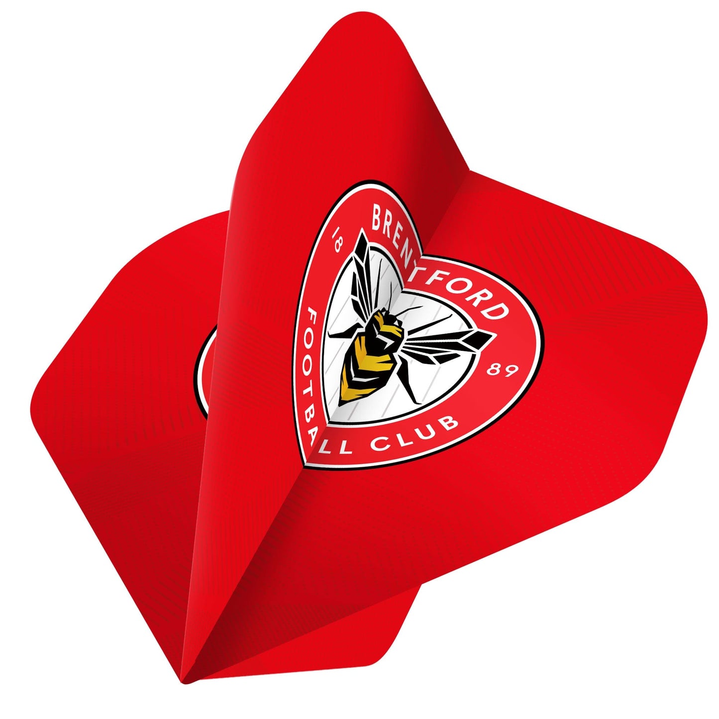 Brentford FC - Official Licensed - The Bees - Dart Flights - No2 - Std - F2 - Red