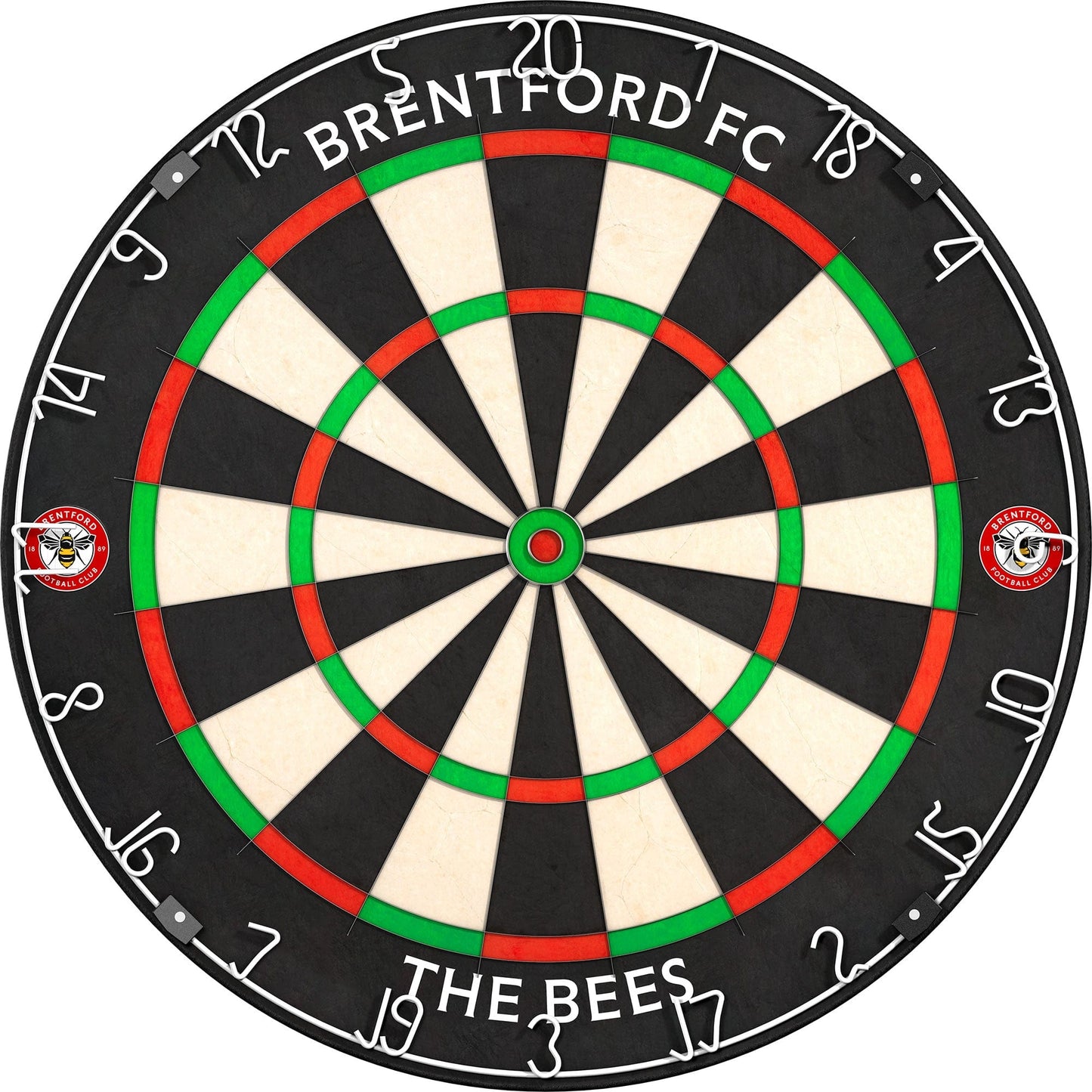 Brentford FC - Official Licensed - The Bees - Professional Dartboard - Crest with Name