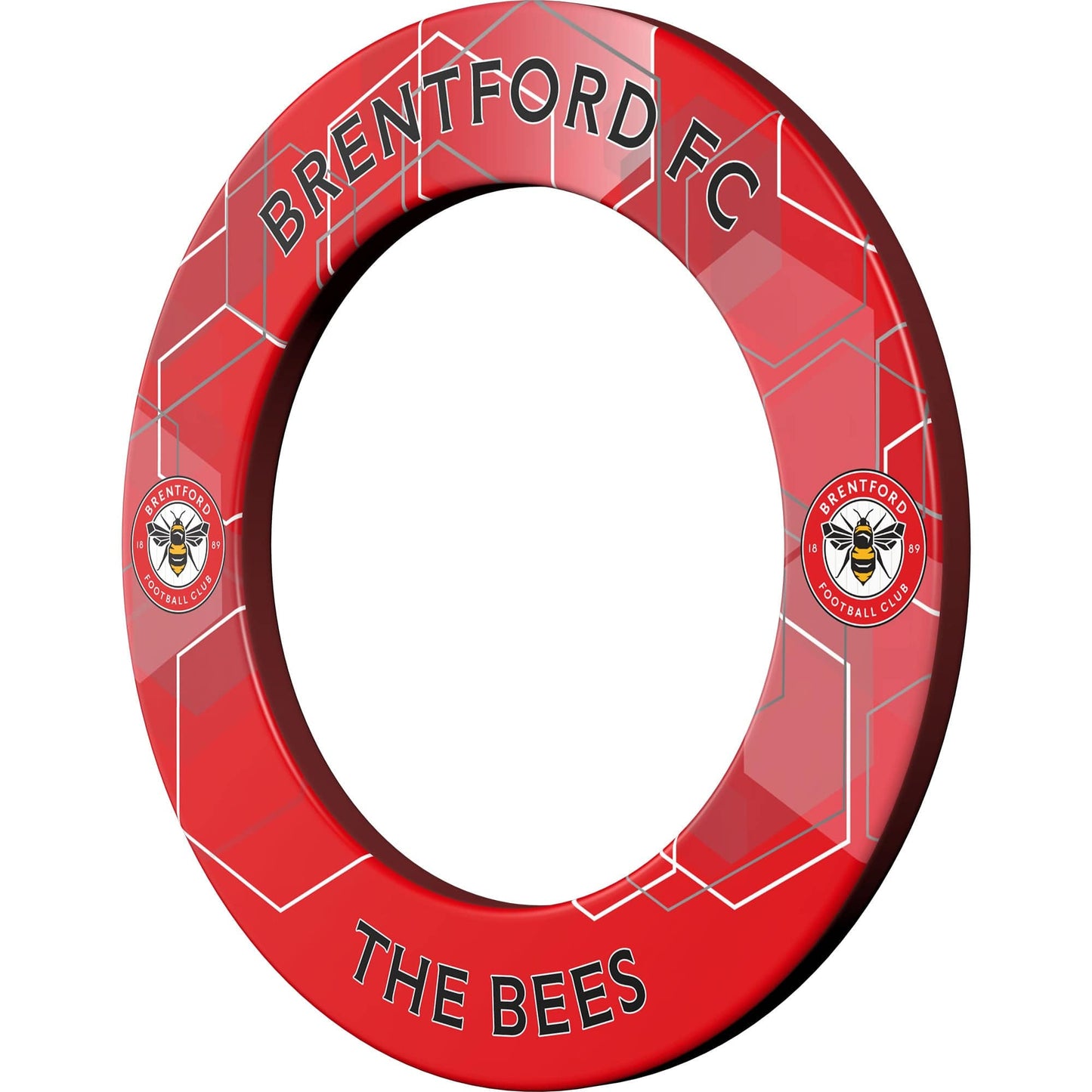 Brentford FC - Official Licensed - The Bees - Dartboard Surround - S1 - Red