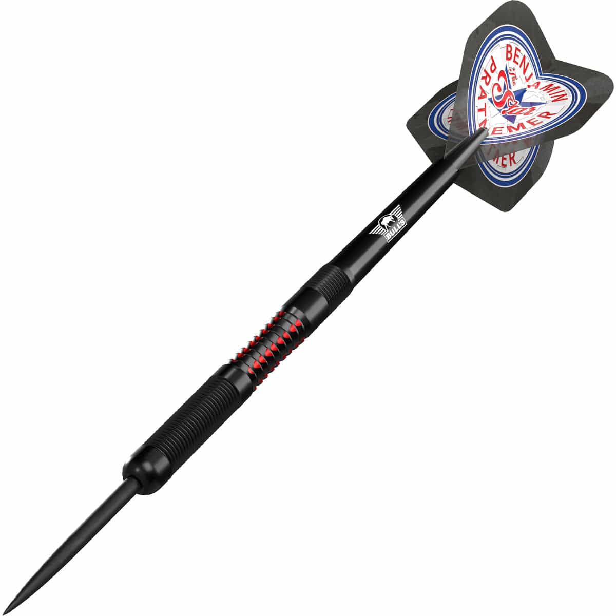 Bulls Benjamin Pratnemer Darts - Steel Tip - 90% Tungsten - 20g