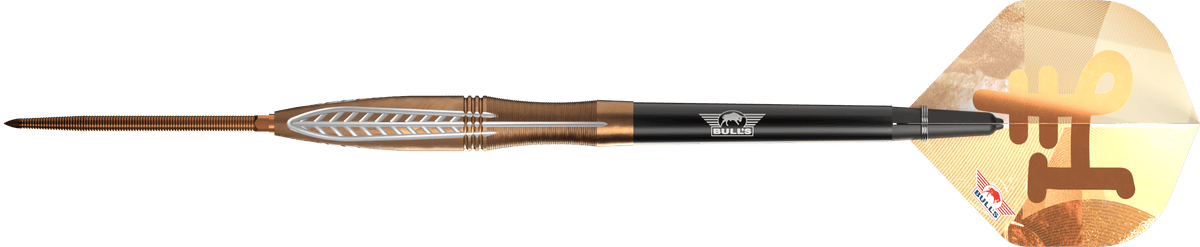 Bulls Bronzo CP Darts - Steel Tip - 90% Tungsten - Flux