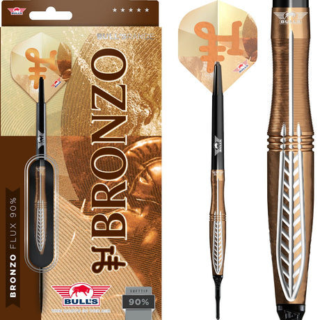 Bulls Bronzo Darts - Soft Tip - 90% Tungsten - Flux 18g