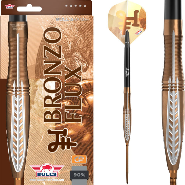 Bulls Bronzo CP Darts - Steel Tip - 90% Tungsten - Flux