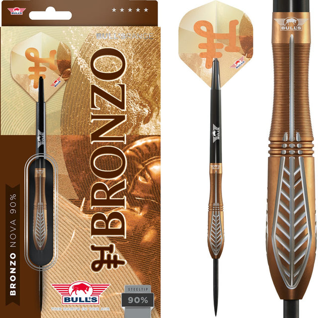 Bulls Bronzo Darts - Steel Tip - 90% Tungsten - Nova