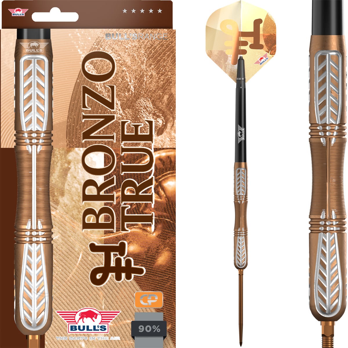 Bulls Bronzo CP Darts - Steel Tip - 90% Tungsten - True