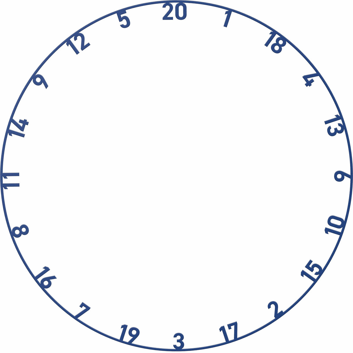 Bulls Number Ring Set - 5 pack - Multi-colour