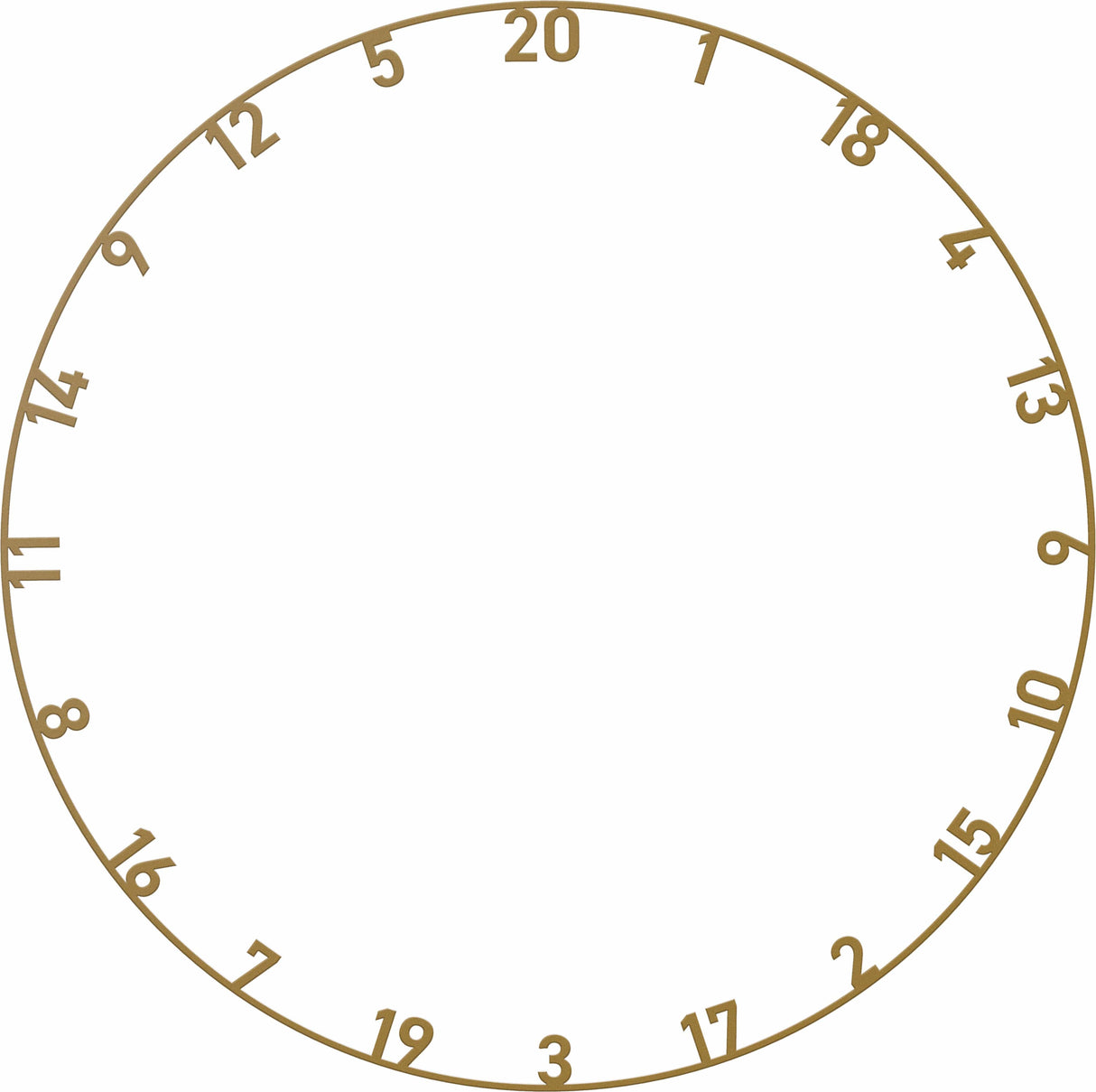 Bulls Number Ring Set - 5 pack - Multi-colour