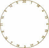 Bulls Number Ring Set - 5 pack - Multi-colour