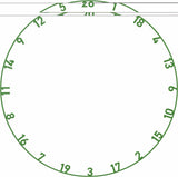 Bulls Number Ring Set - 5 pack - Multi-colour