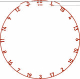 Bulls Number Ring Set - 5 pack - Multi-colour