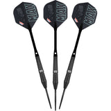 Bulls Max Hopp Darts - Steel Tip - 80% Tungsten - Black