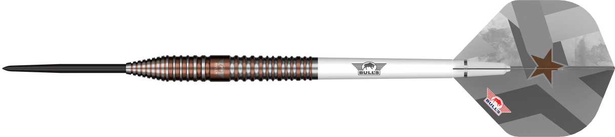 Bulls Max Hopp Darts - Steel Tip - 90% Tungsten - E5