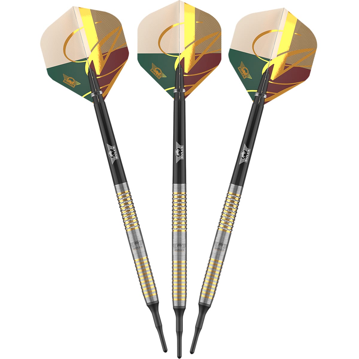 Bulls Vintago CP Darts - Soft Tip - 90% Tungsten - Ghost 20g