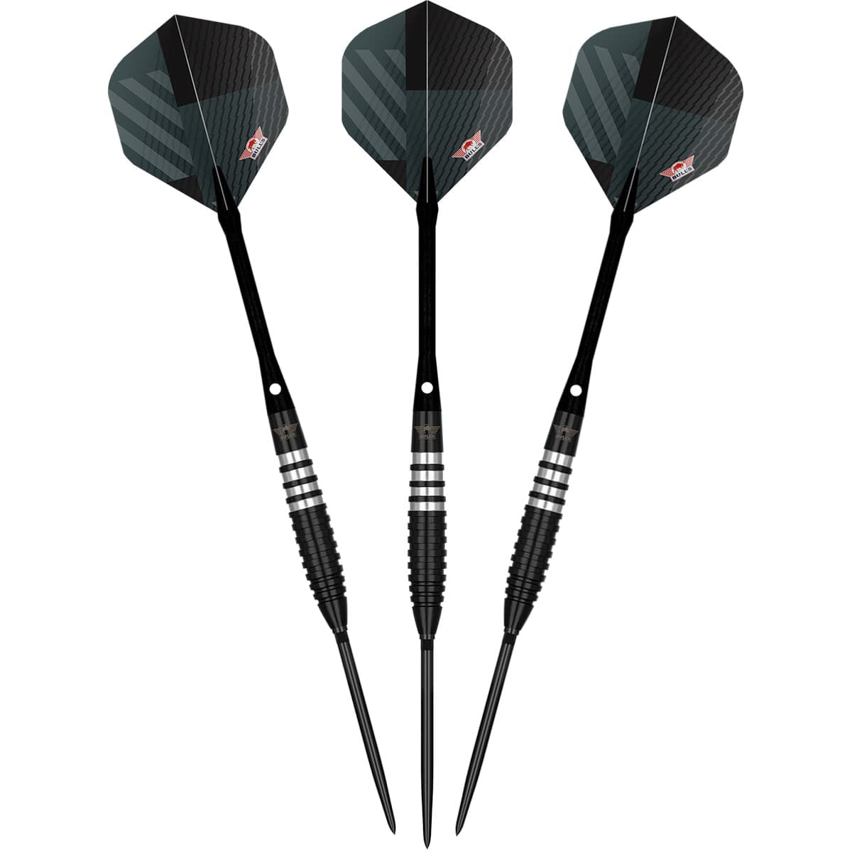 Bulls Volt CP Darts - Steel Tip - 80% Tungsten - Black