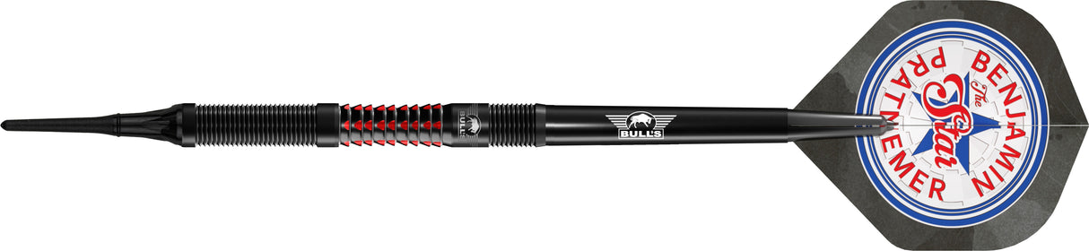 Bulls Benjamin Pratnemer Darts - Soft Tip - 90% Tungsten - 18g