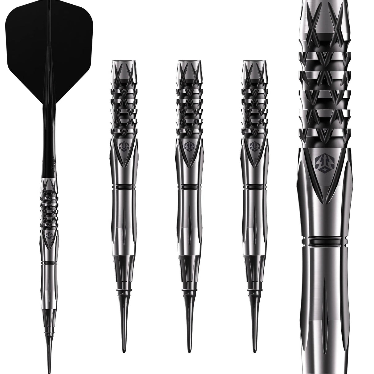 Caliburn Sword Darts - Soft Tip - 95% Tungsten - S4 - 21g