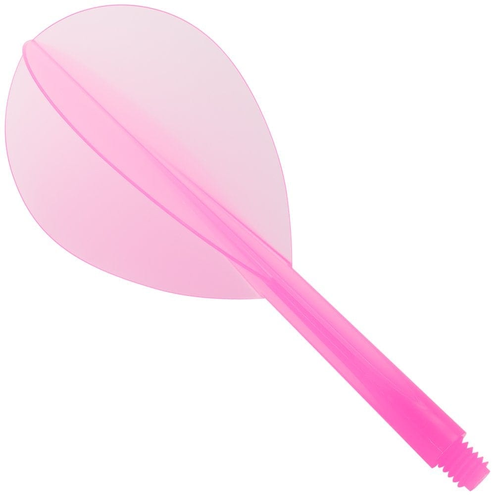 *Condor Dart Flights - Zero Stress - Teardrop - Clear Pink Medium