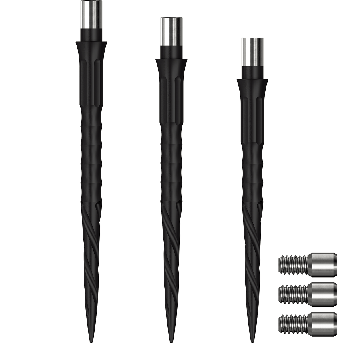 Caliburn EZ-EVO | Pointes de fléchettes | Pointe en acier | Lightning laser | Plusieurs couleurs (noir, 50 mm Caliburn EZ-EVO | Pointes de fléchettes | Pointe en acier | Lightning laser | Plusieurs couleurs (noir, 50 mm