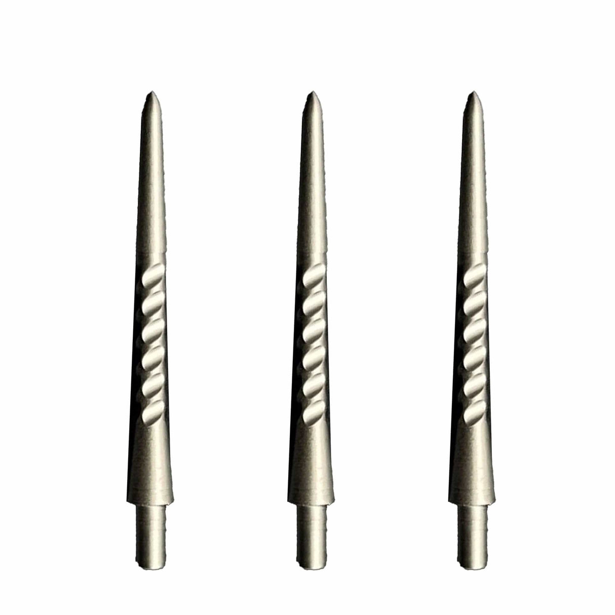 Caliburn Permanent Dart Points - Steel Tip Replacement Points - 30mm - Silver - Style G 30mm