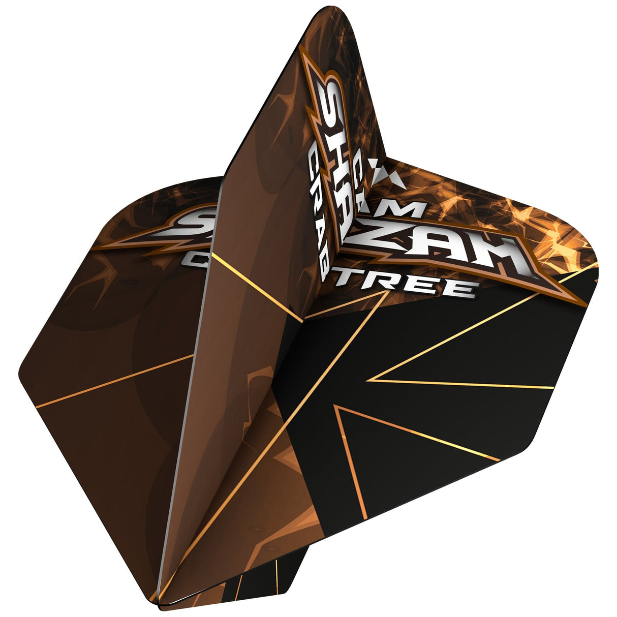 Mission Solo Dart Flights - 100 Micron - Standard No6 - Cam Crabtree - Bronze