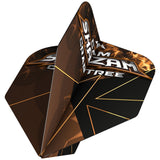 Mission Solo Dart Flights - 100 Micron - Standard No6 - Cam Crabtree - Bronze