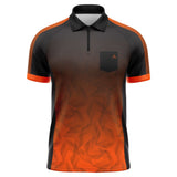 Arraz - Chevron - Black & Orange - Dart Shirt