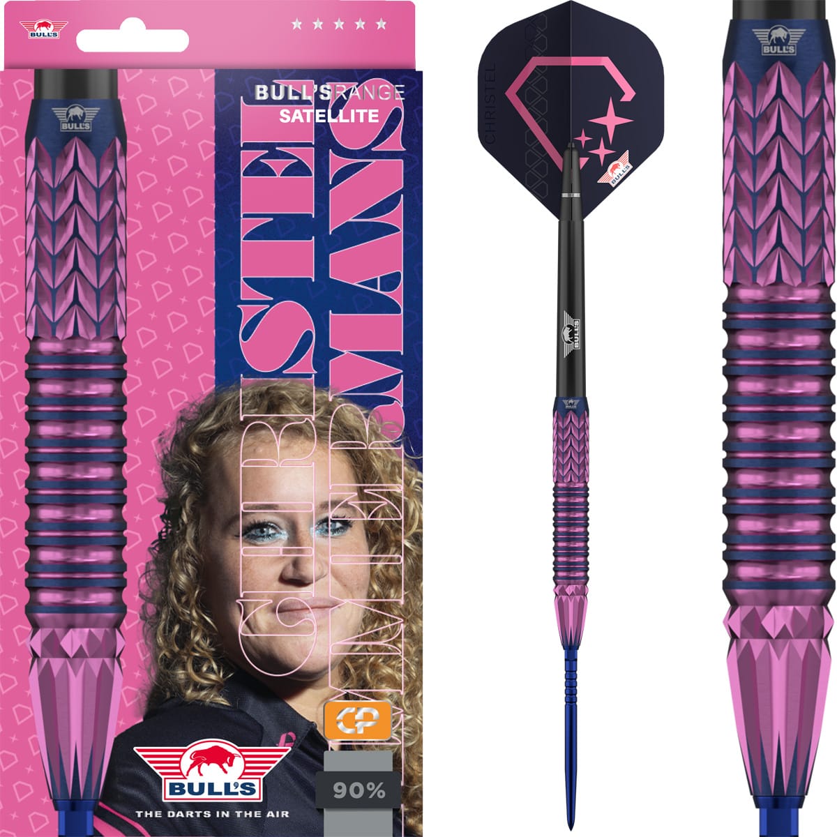 Bulls Christel Timmermans CP Darts - Steel Tip - 90% Tungsten - E2