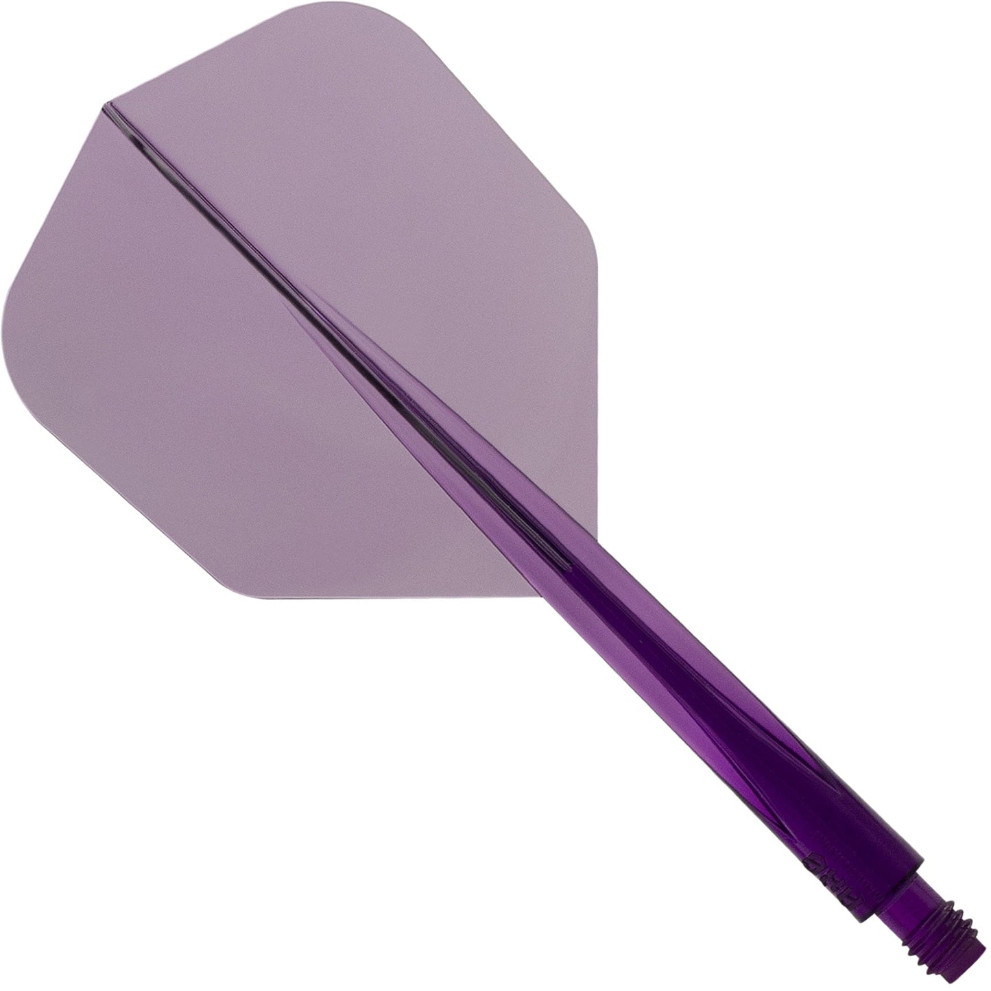 Condor AXE Dart Flights - Small - Clear Purple Short