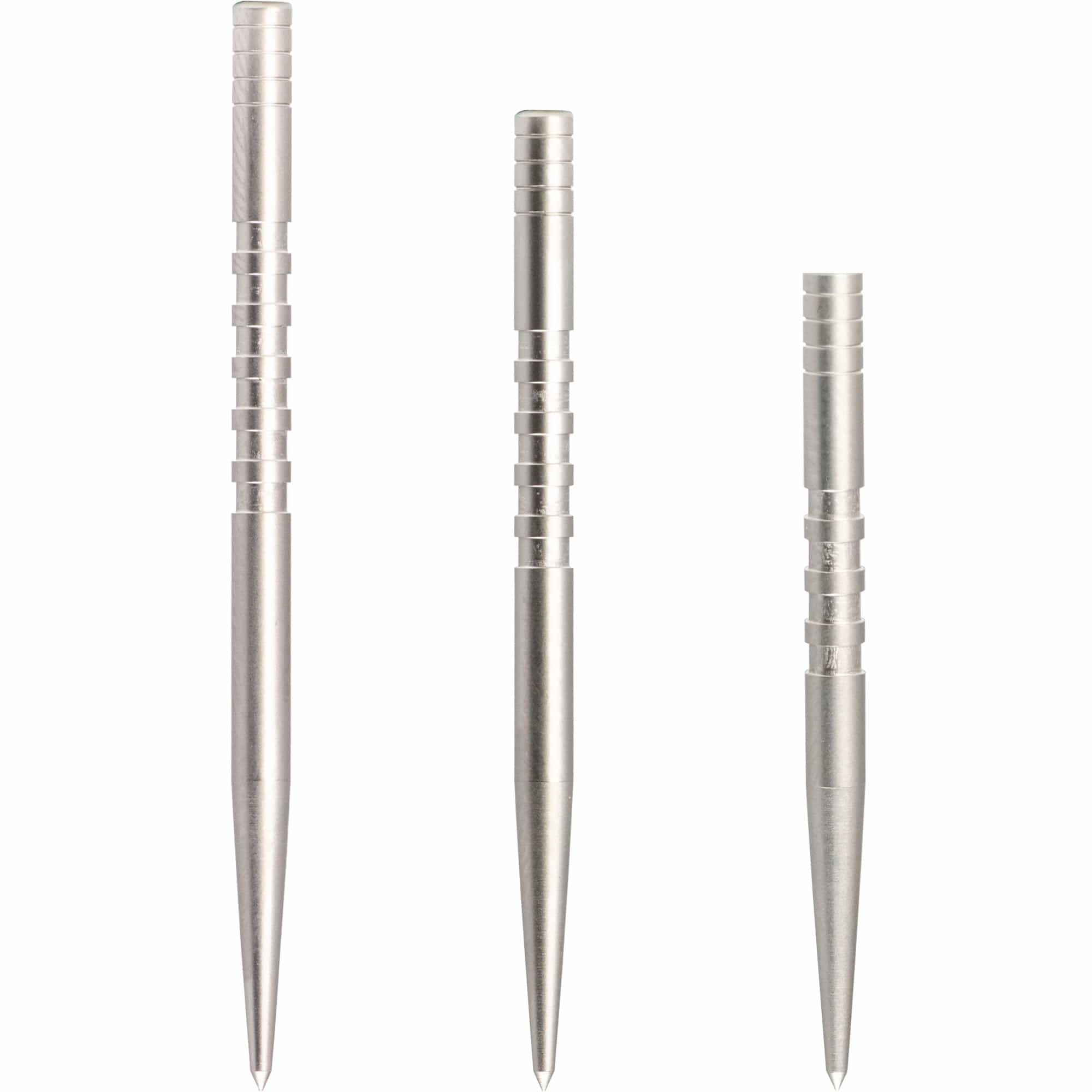 Condor Beak Dart Points - Steel Tip Replacement Points - with Cut - 5 Ring - Silver