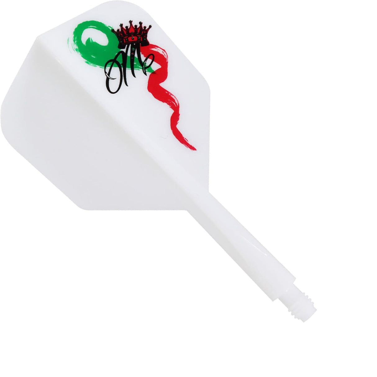 *Condor AXE Dart Flights - Small - Red Crown - White Short